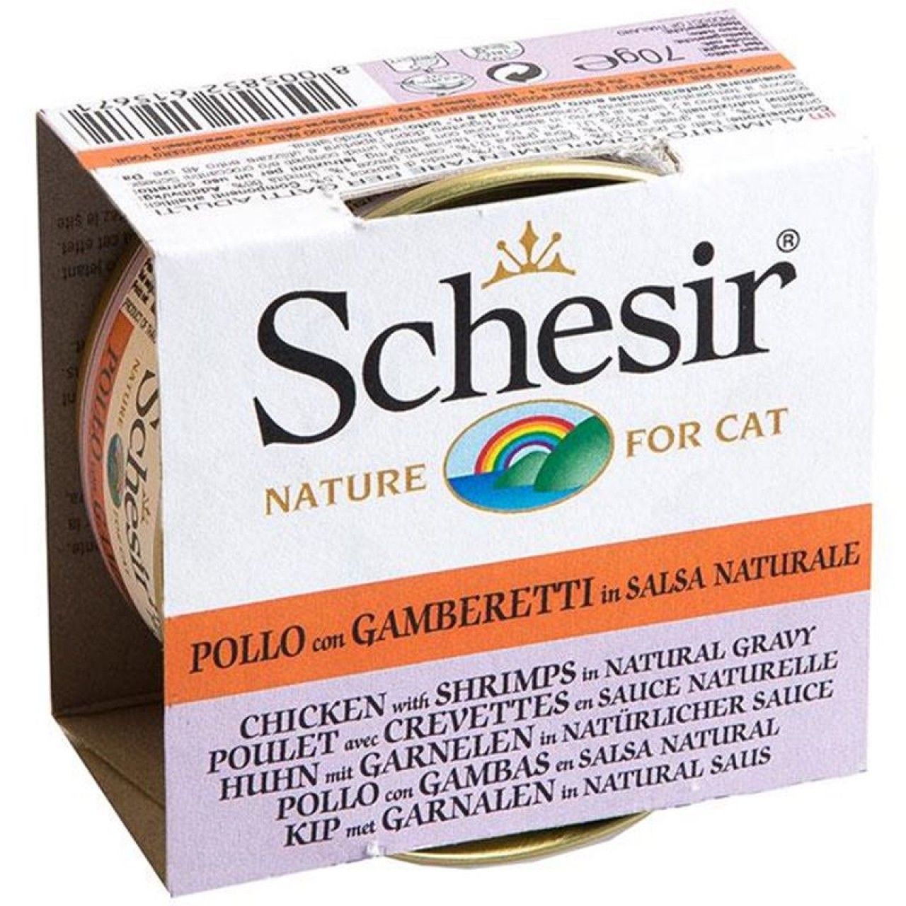 SCHESİR CAT BROTH NAT.SAUCE 70 GR TAVUKLU KARİDES