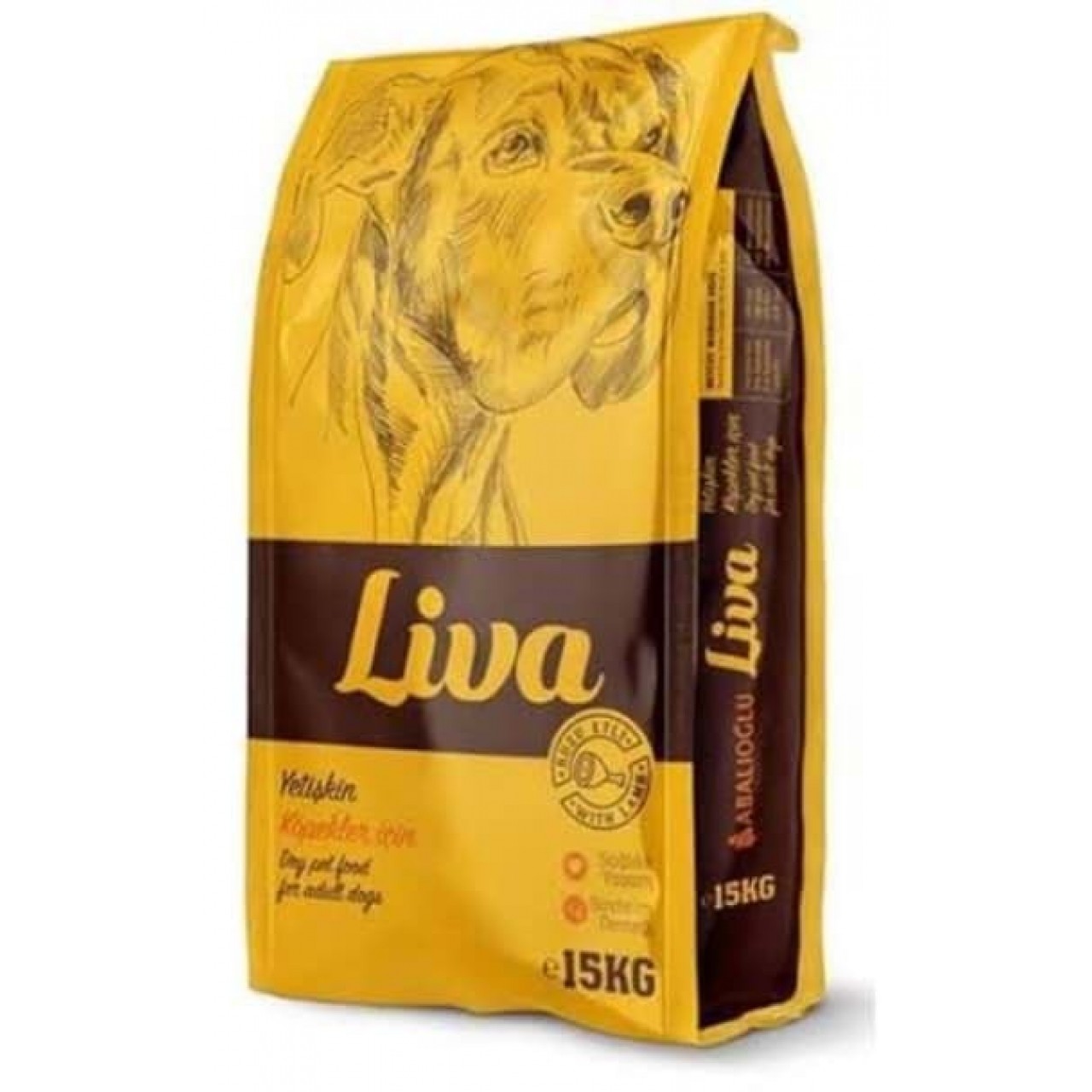 LİVA KUZU ETLİ YETİŞKİN KÖPEK MAMASI 15 KG