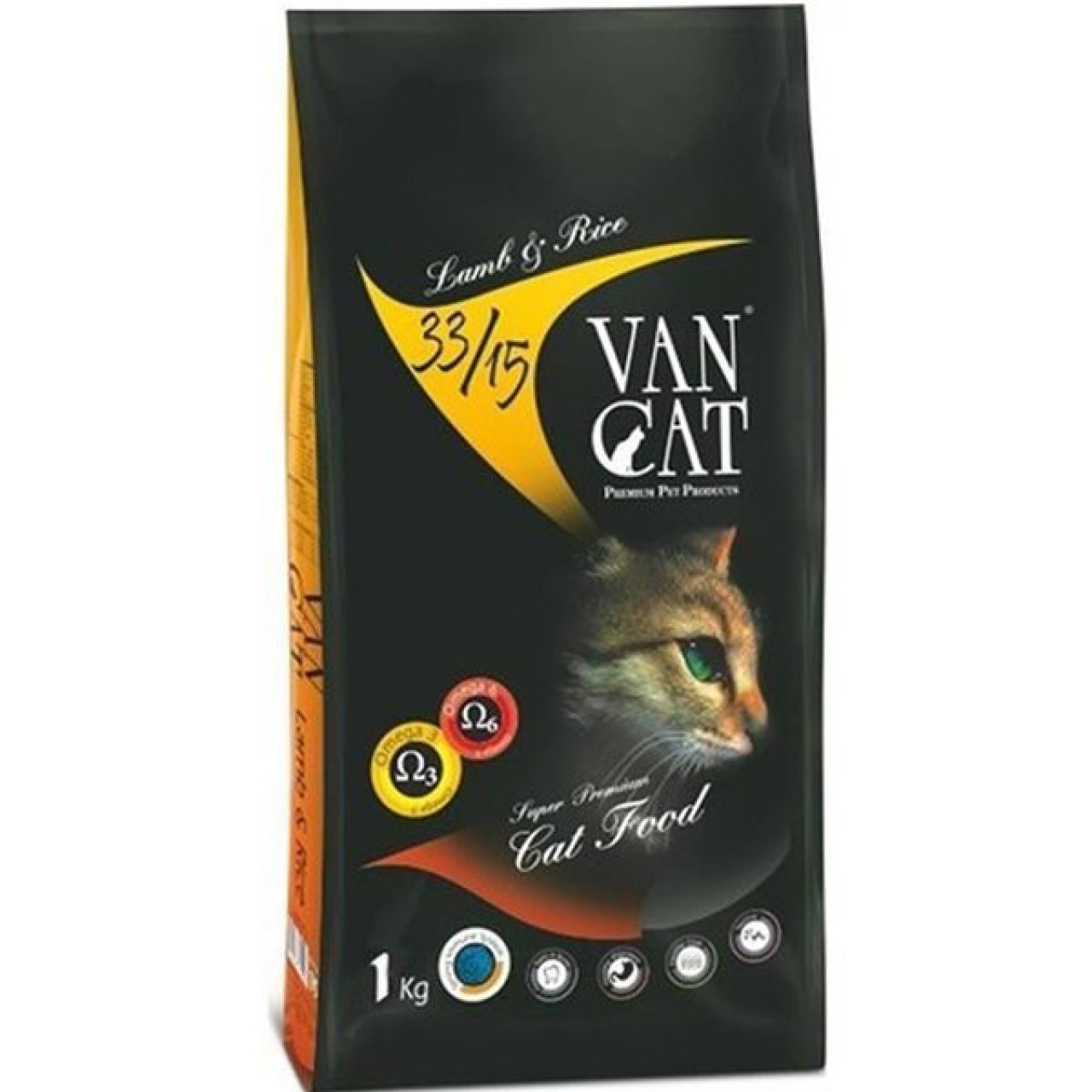 VANCAT KUZULU PİRİNÇLİ YETİŞKİN KEDİ MAMASI 1 KG