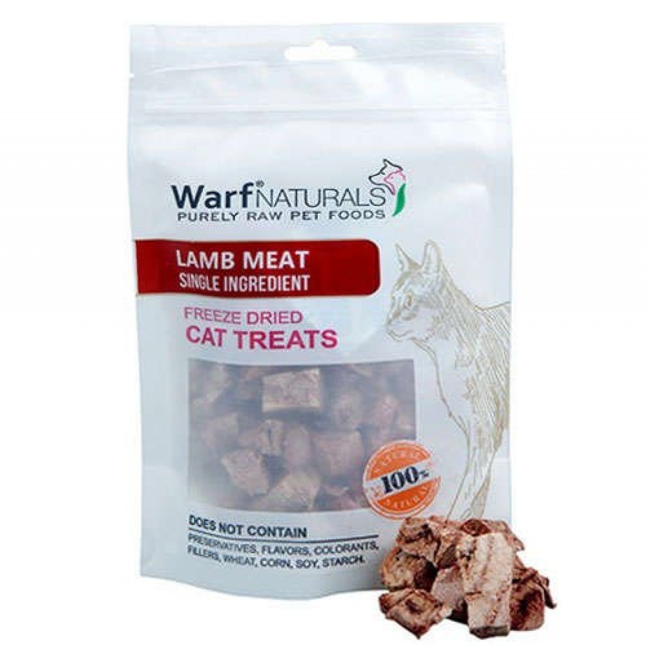 WARFNATURALS KEDİ ÖDÜLLÜ KUZU ETİ 40GR