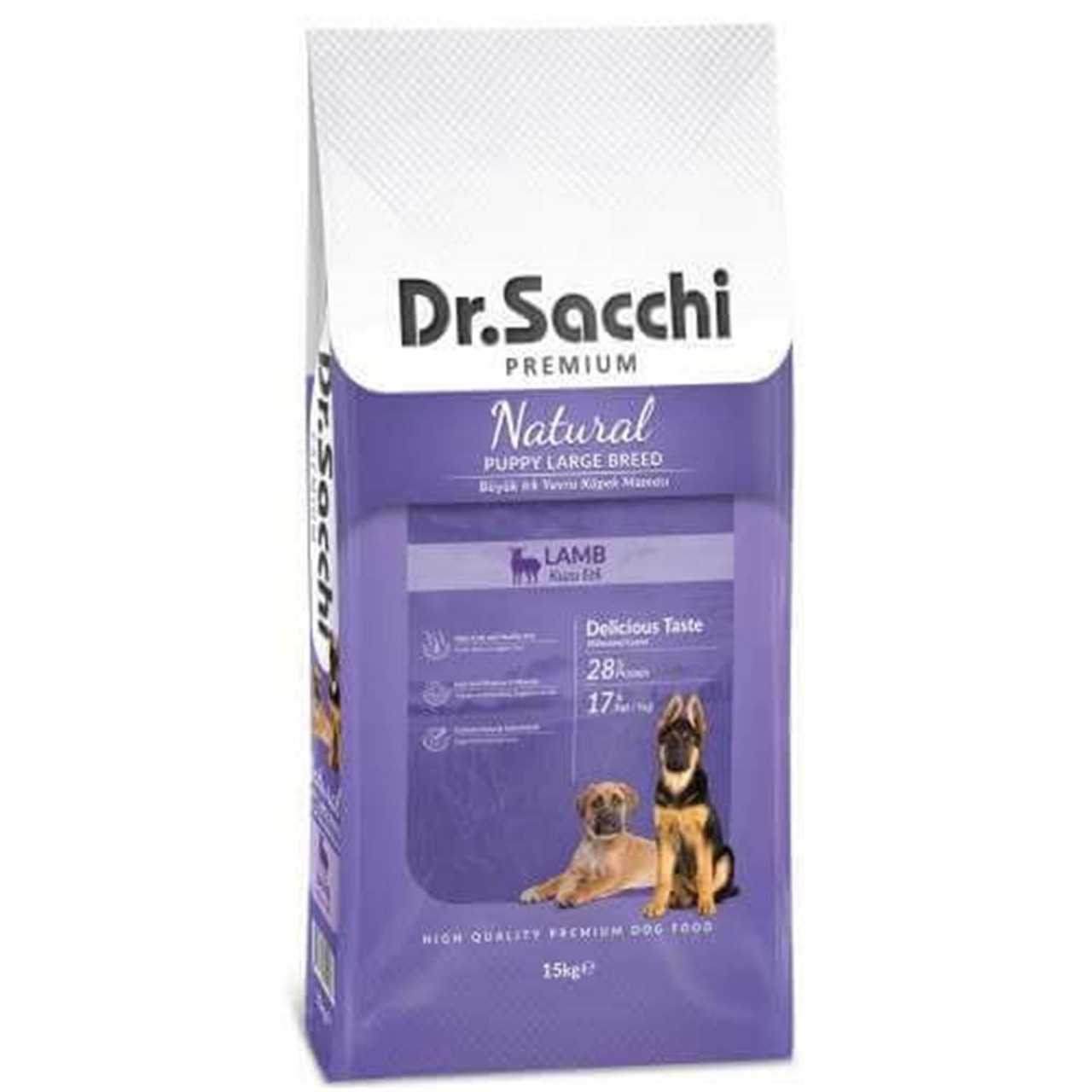 DR.SACCHİ KUZU ETLİ YAVRU KÖPEK MAMASI 15 KG