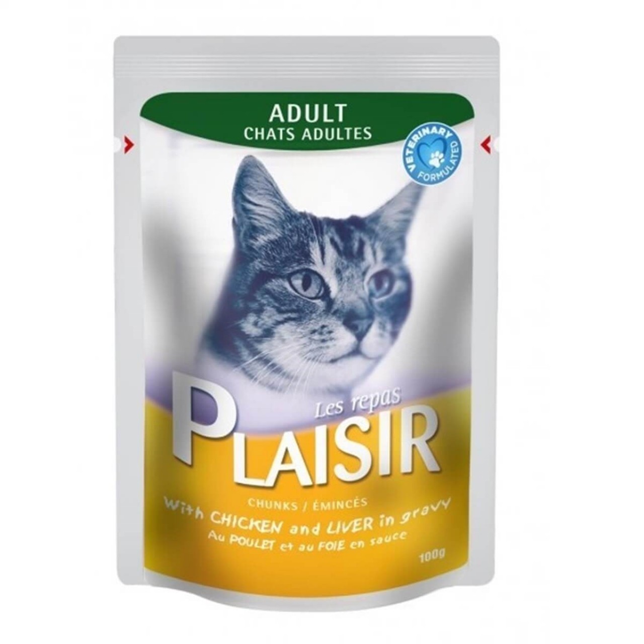 PLAISIR CAT ADULT WİTH CHİCKEN 100 G