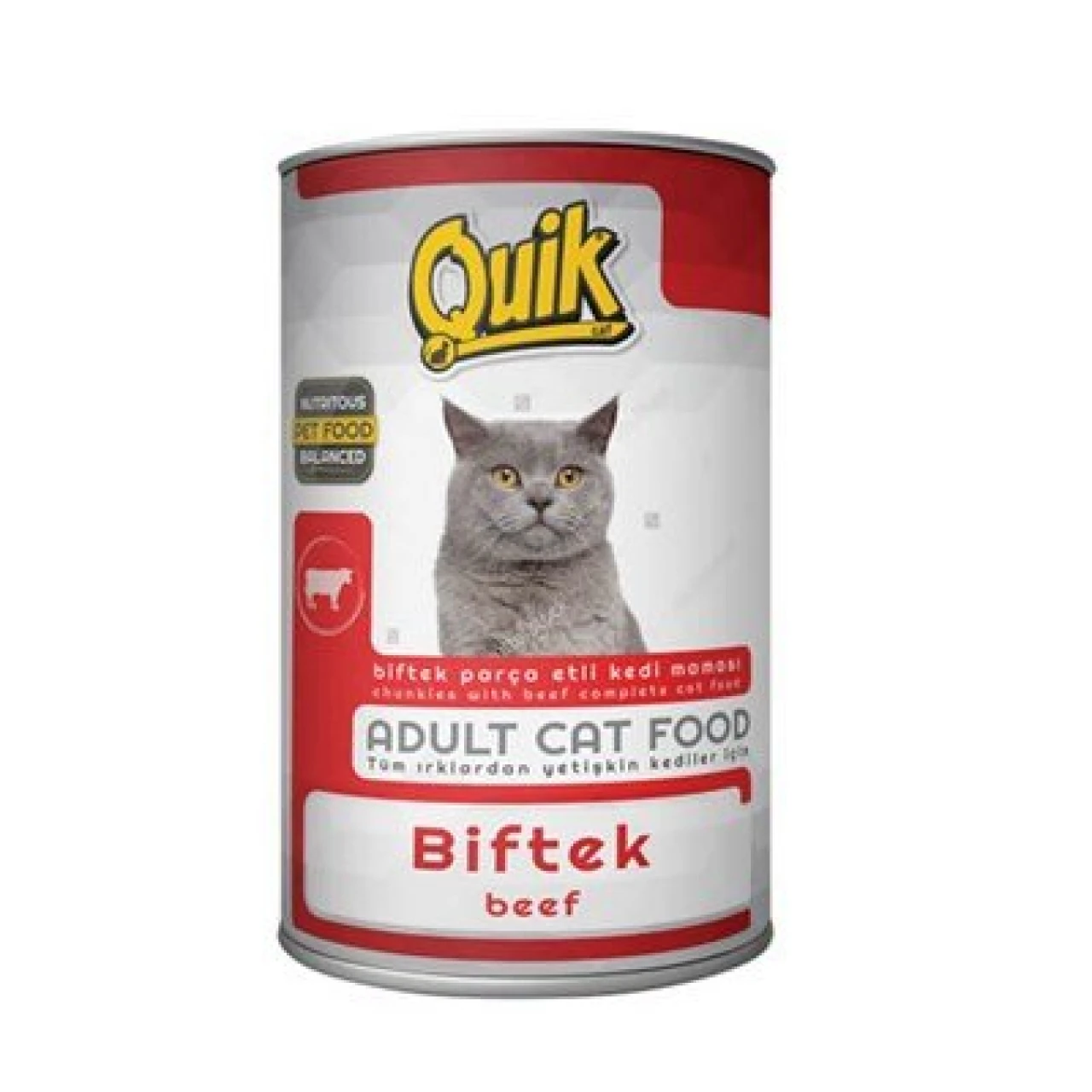 QUİK CAT ADULT BİFTEK YAŞ MAMA 415 G