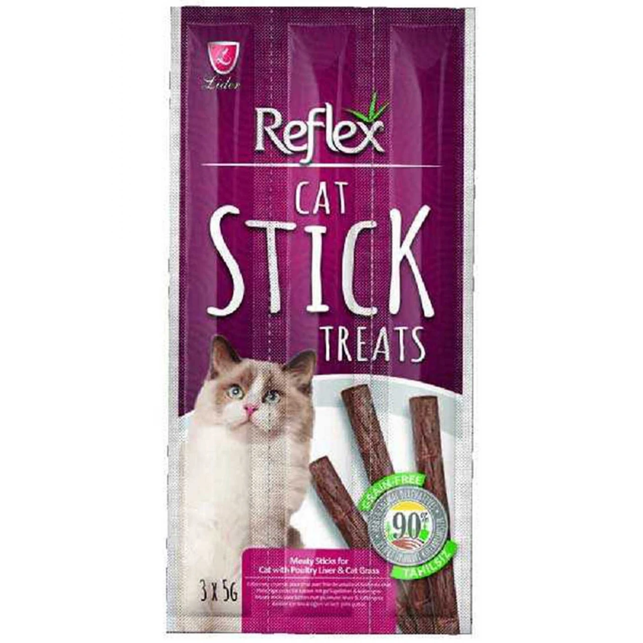 REFLEX KEDİ ÖDÜL K.HAYVAN VE CİĞERLİ ÇUBUK 3*5 G