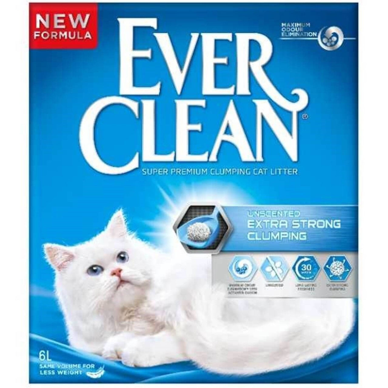 EVER CLEAN UNSCENRED STRONG CLUMPING KUM 10 L