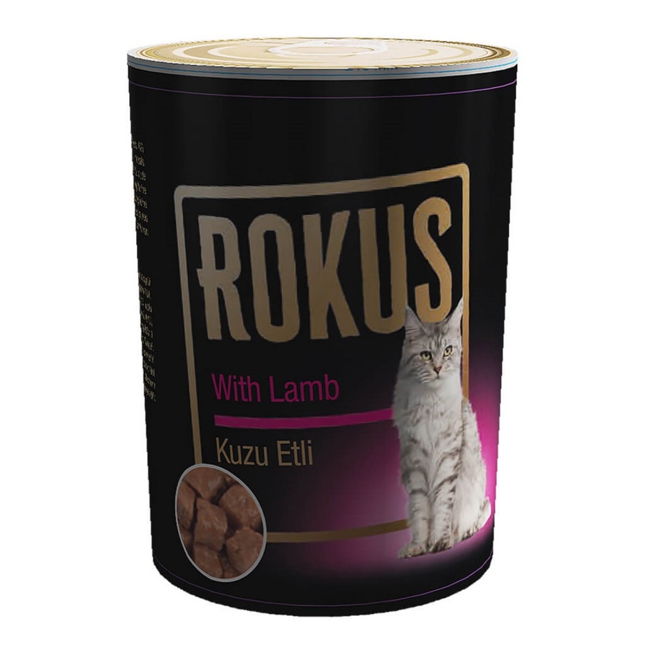 ROKUS KUZU ETLI KEDI KONSERVE410 GR