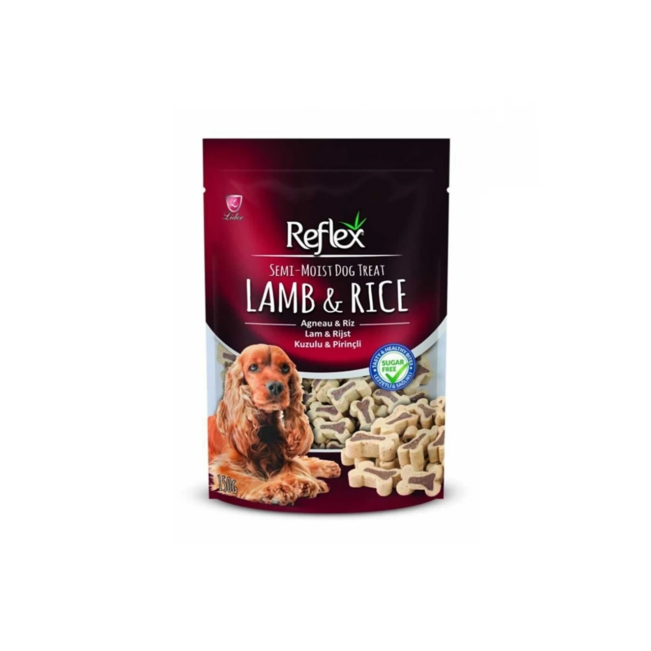 REFLEX KÖPEK ÖDÜLÜ KUZULU PİRİNÇLİ BÜYÜK TANELİ 150 GR