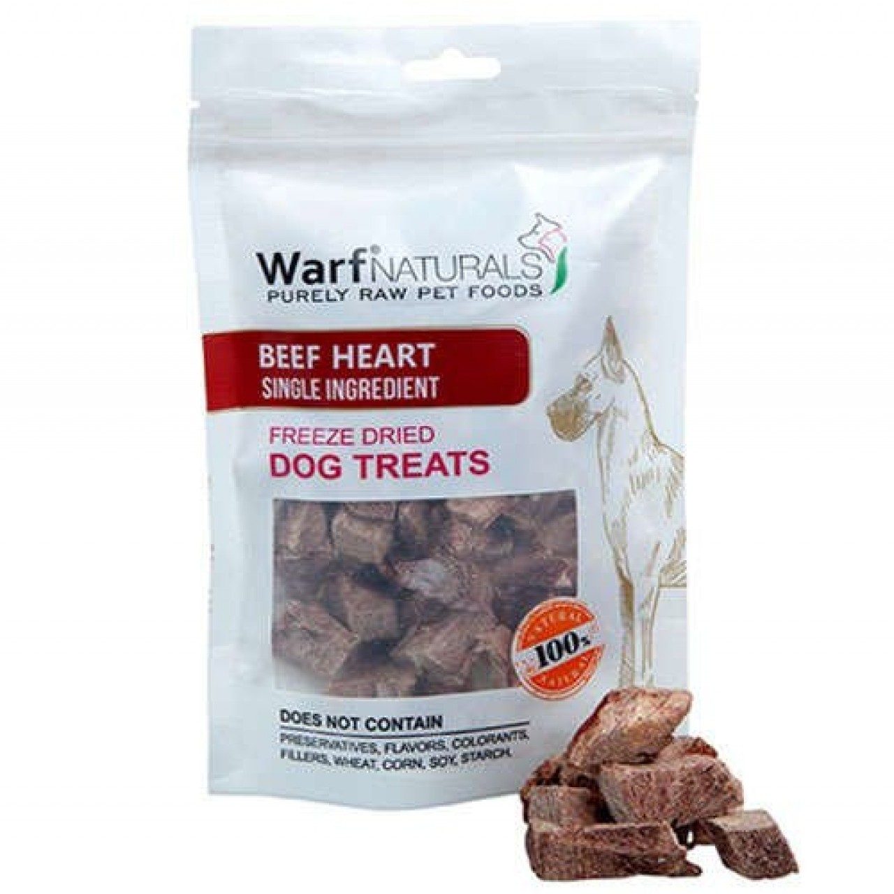 WARFNATURALS KÖPEK ÖDÜLLÜ DANA YÜREĞİ 40GR