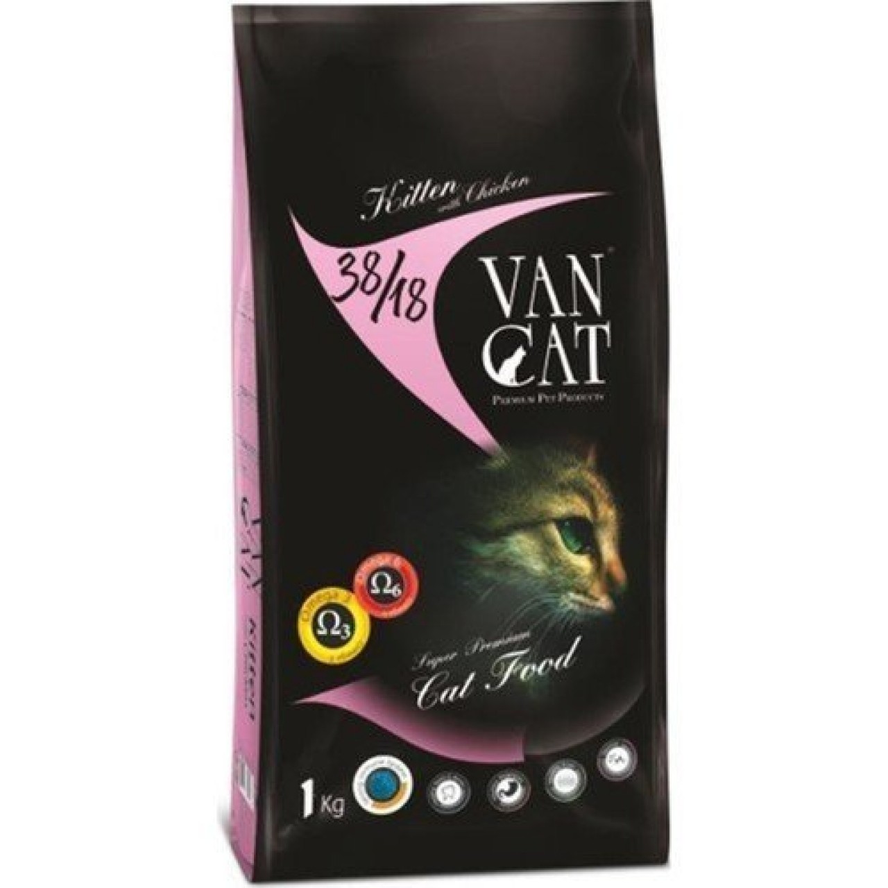 VANCAT KITTEN KUZU ETLİ KEDİ HYPOALLERJENIC 1 KG