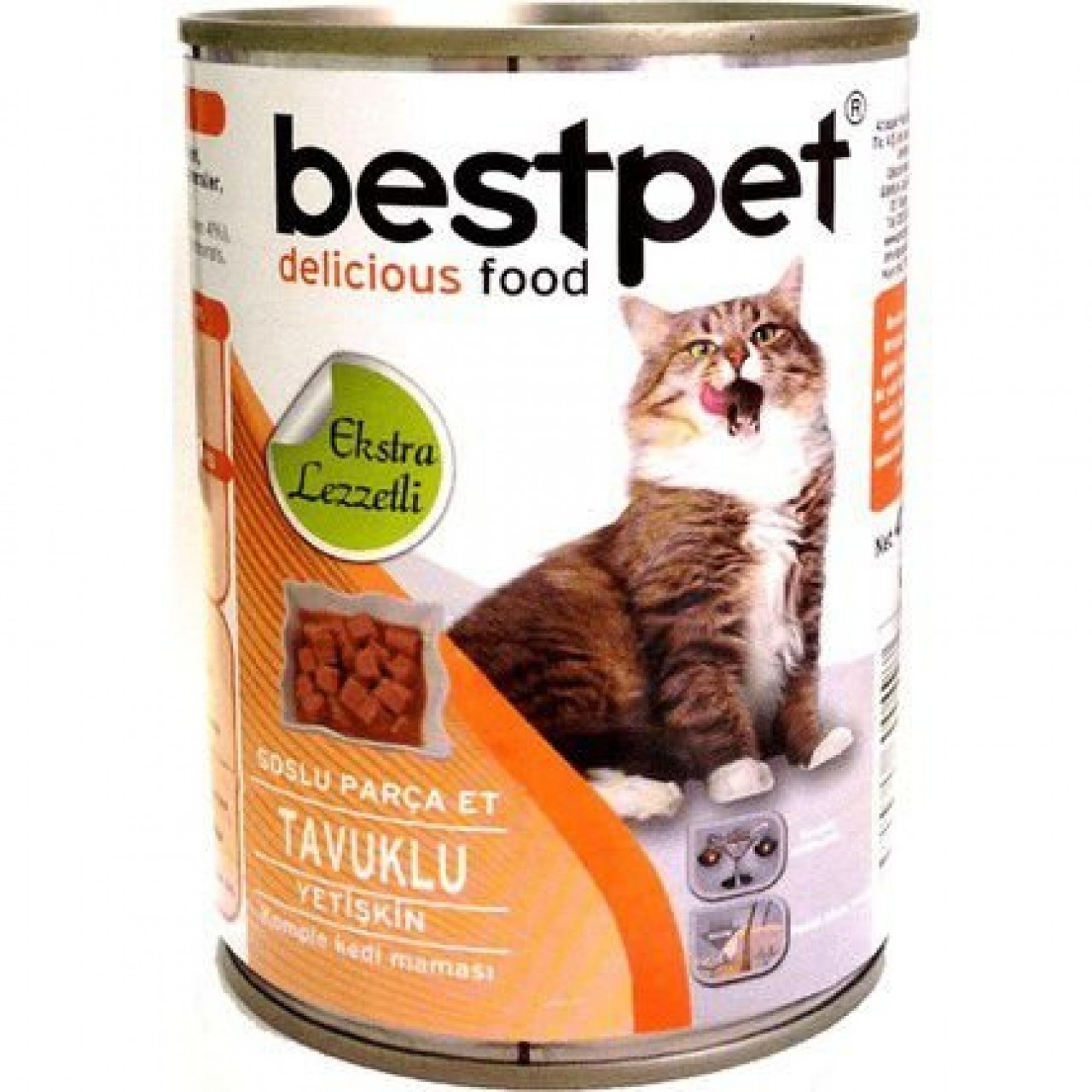BESTPET KEDİ TAVUKLU YAŞ MAMA 400 G