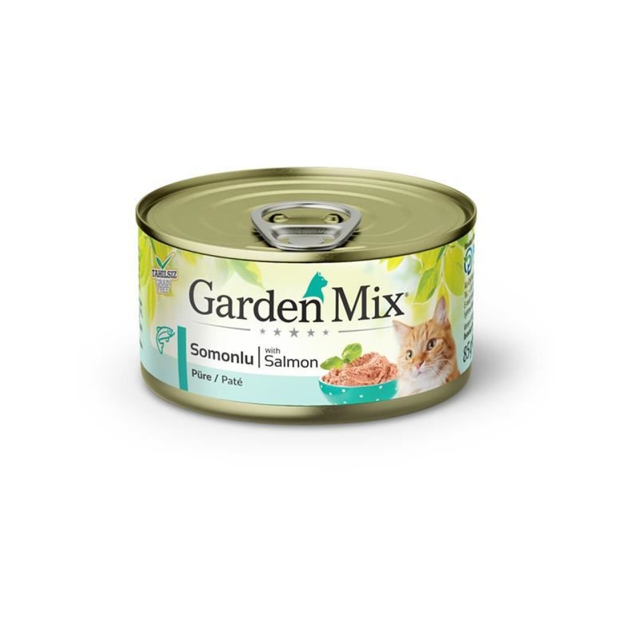 GARDENMİX KIYILMIŞ SOMONLU KEDİ YAŞ MAMA 85 GR.