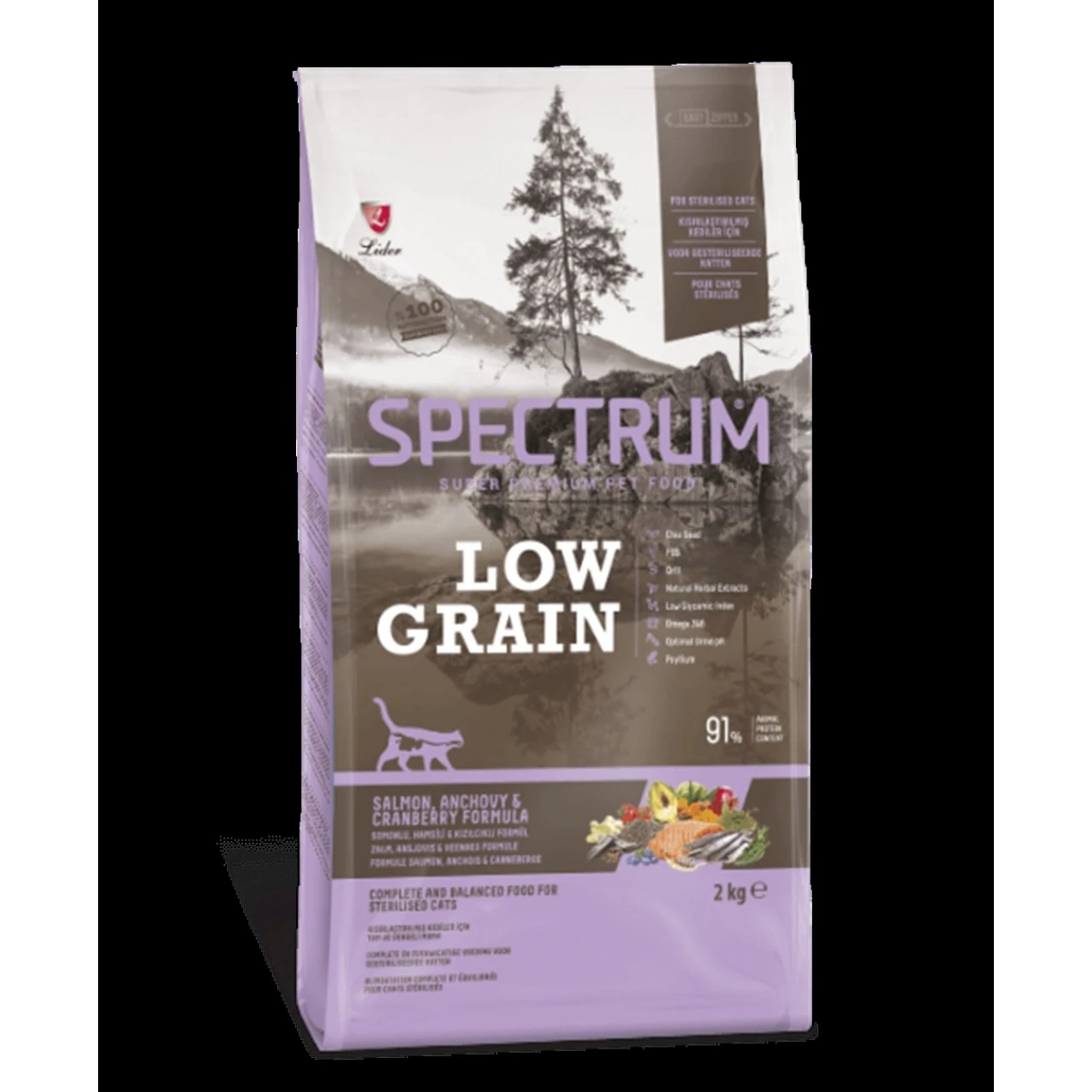 SPECTRUM CAT SLİM34 STERİLİSED SALMON&RİCE KEDİ MAMASI 2 KG
