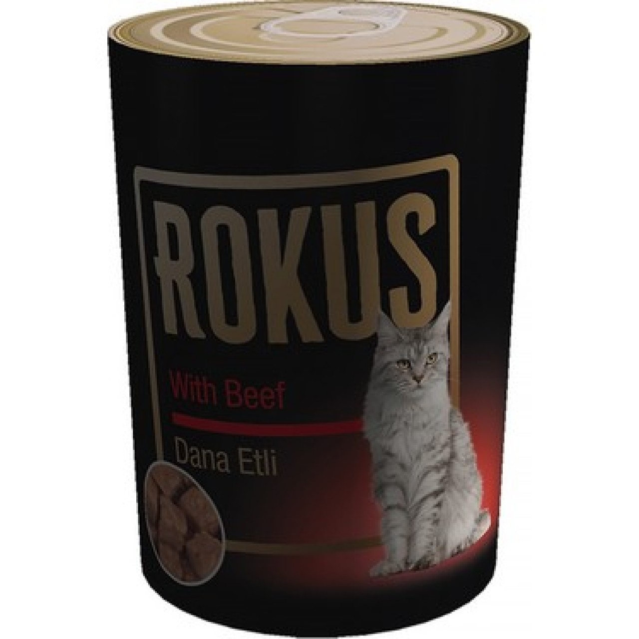 ROKUS DANA ETLİ KEDİ KONSERVE 410 GR