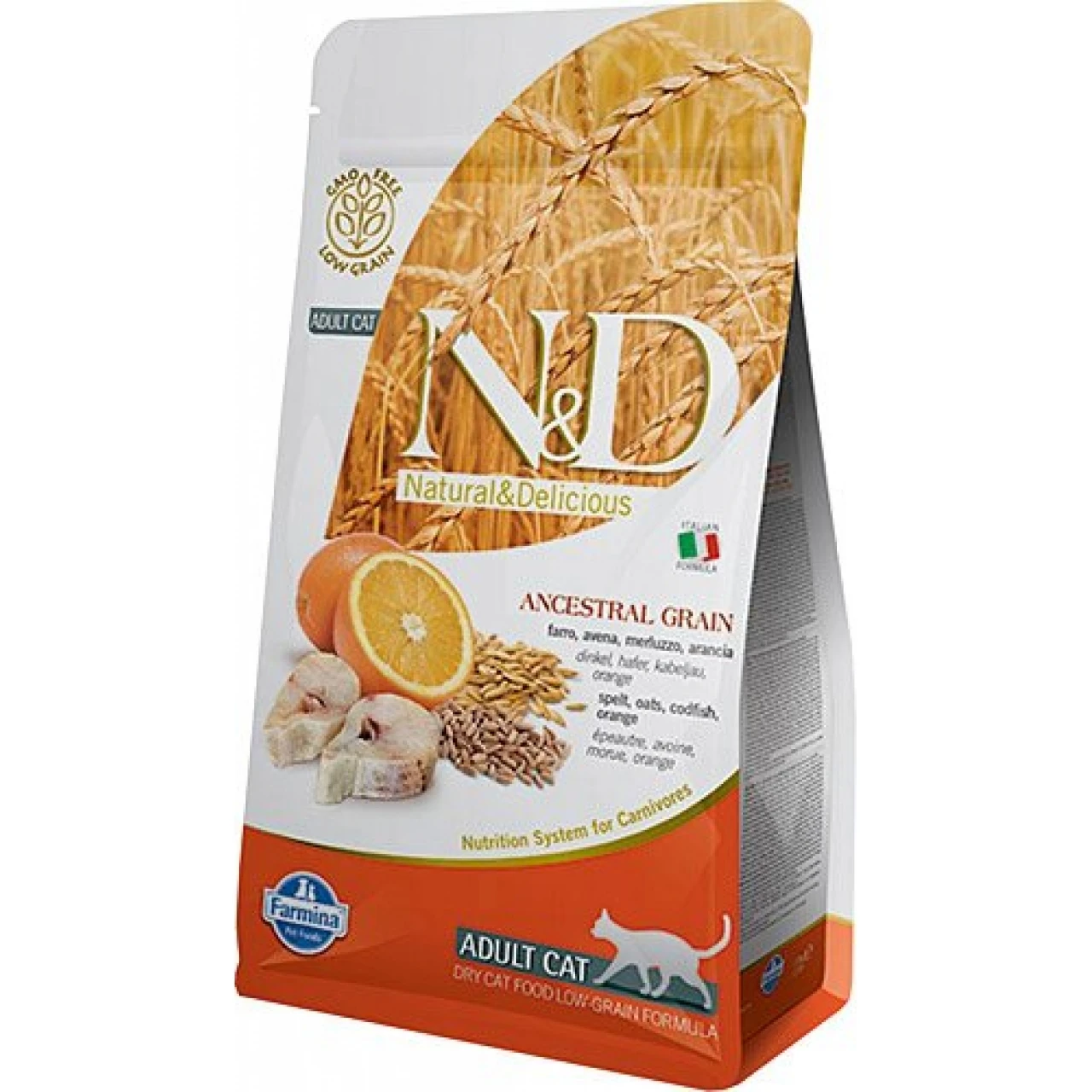 N&D OCEAN ANCESTRAL GRAIN SOMON NEUTERED CAT 10 KG