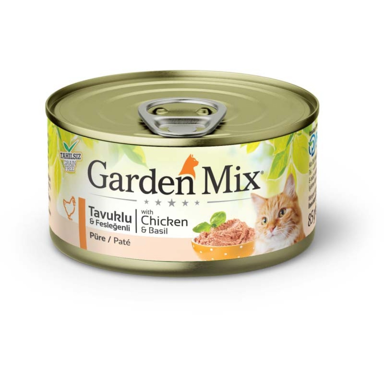 GARDENMİX KIYILMIŞ TAVUKLU KEDİ YAŞ MAMA 85 GR.