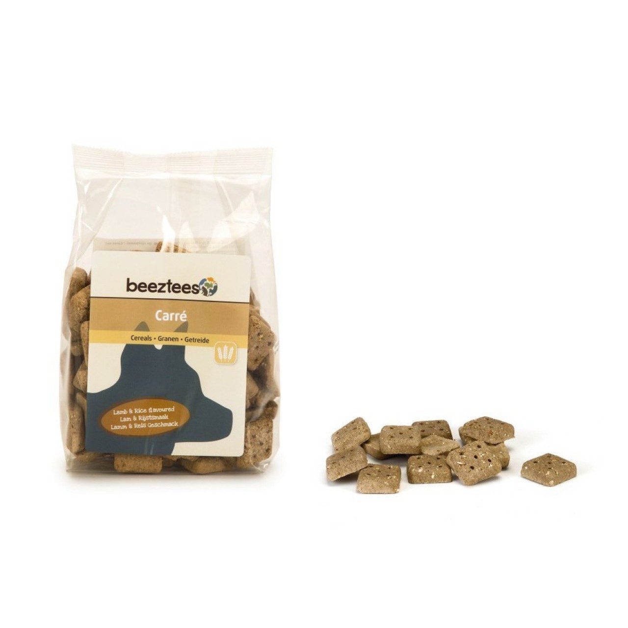 BEEZTEES KUZU PİRİNÇ KARE BİSKÜVİ ÖDÜLÜ 400 G