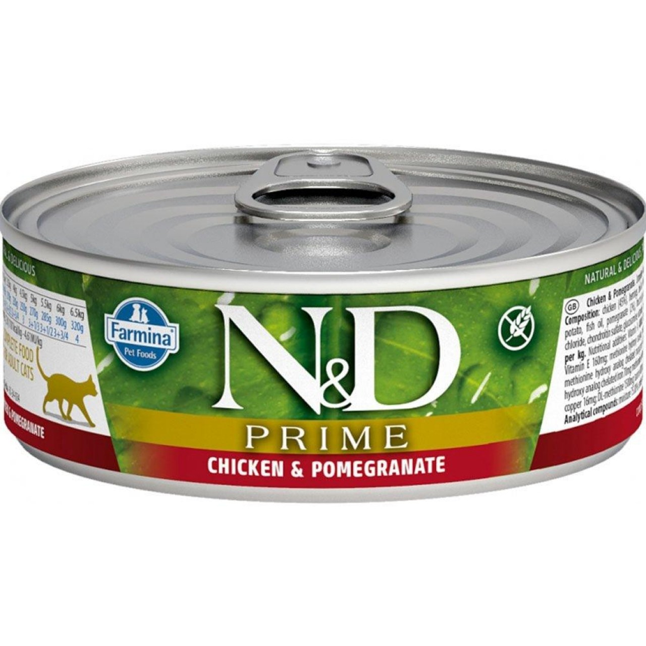 N&D PRİME KEDİ KONSERVE CHİCKEN&POMEGRANATE KITTEN 80 GR