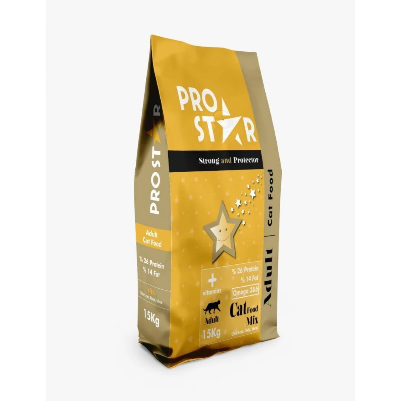 PRO STAR YETİŞKİN KEDİ MAMASI TAVUKLU 15 KG