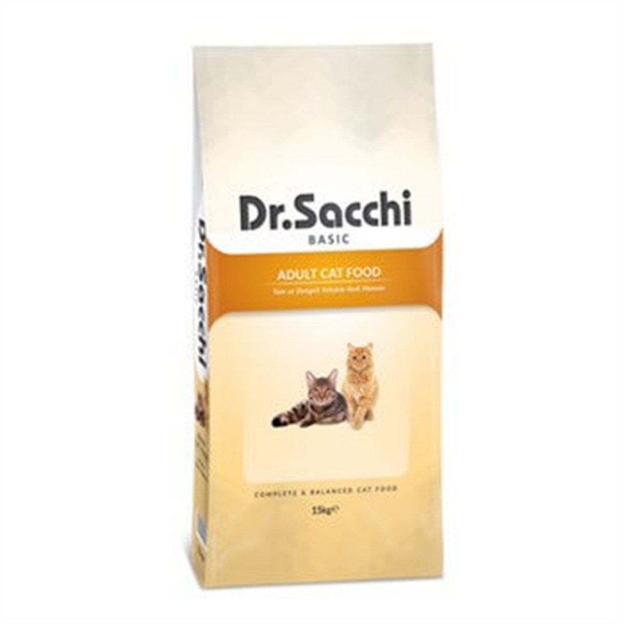 DR.SACCHİ TAVUKLU KEDİ MAMASI 15 KG