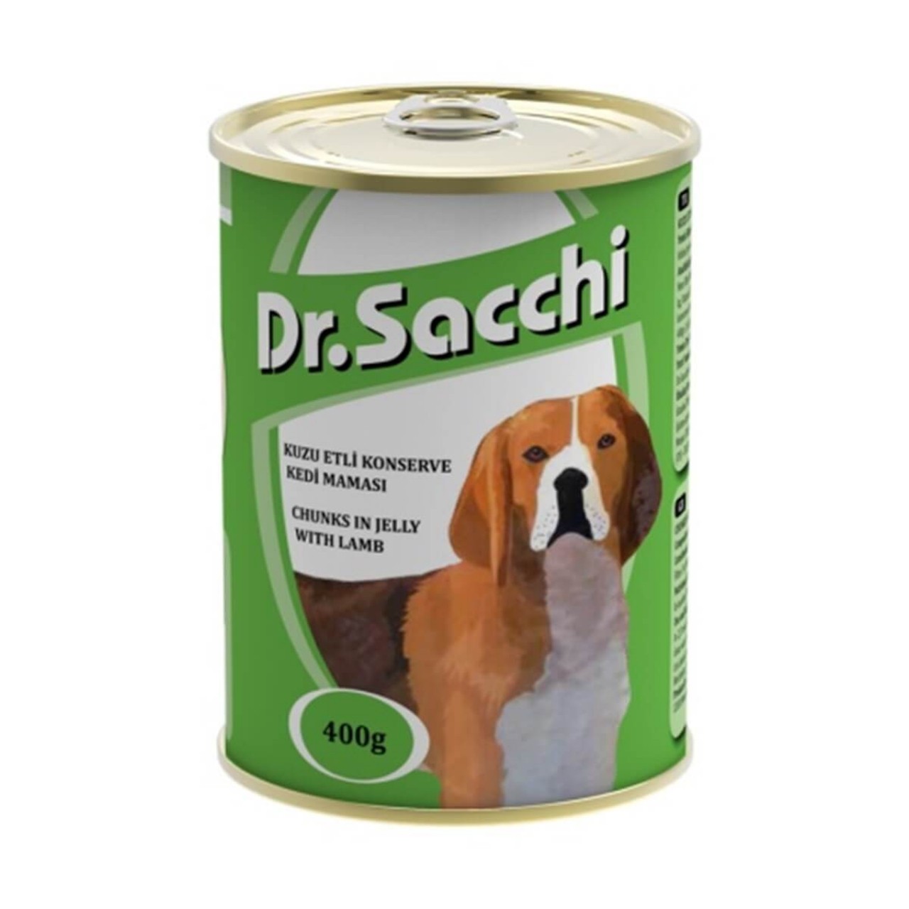 DR.SACCHİ KUZU ETLİ YETİŞKİN KÖPEK YAŞ MAMASI