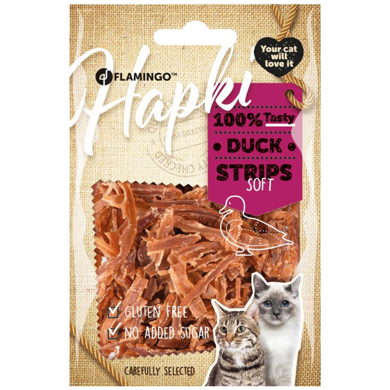 FLAMINGO HAPKI SOFT DUCK STRIPS 50 GR