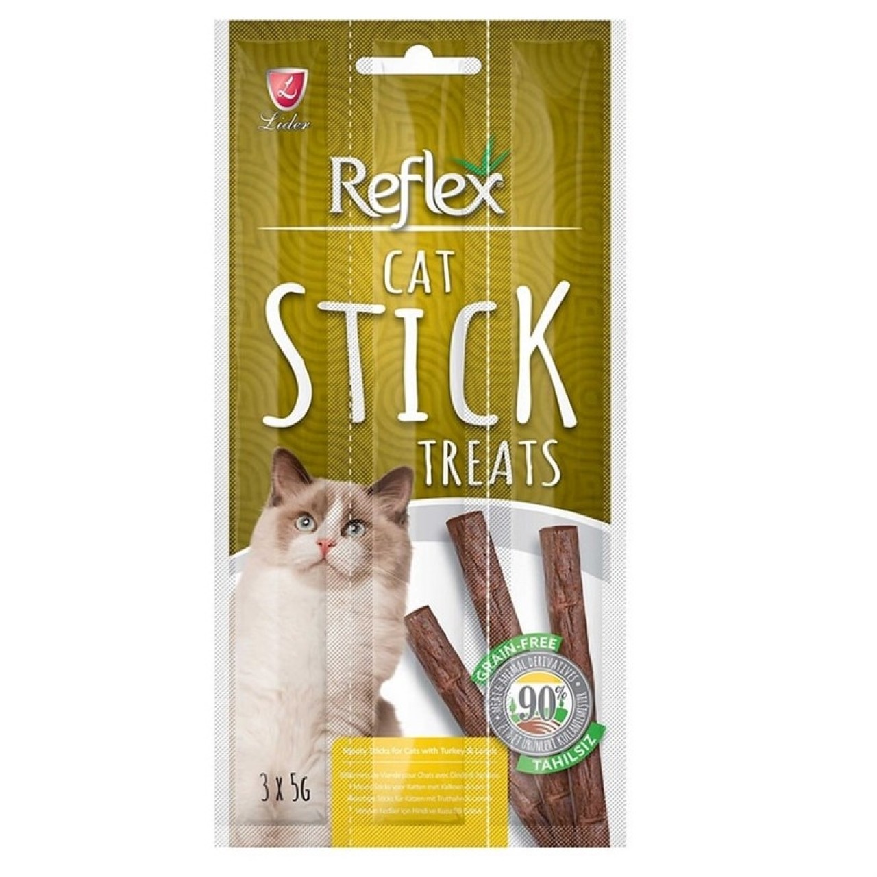 REFLEX KEDİ ÖDÜL HİNDİ&KUZU ETLİ 15G