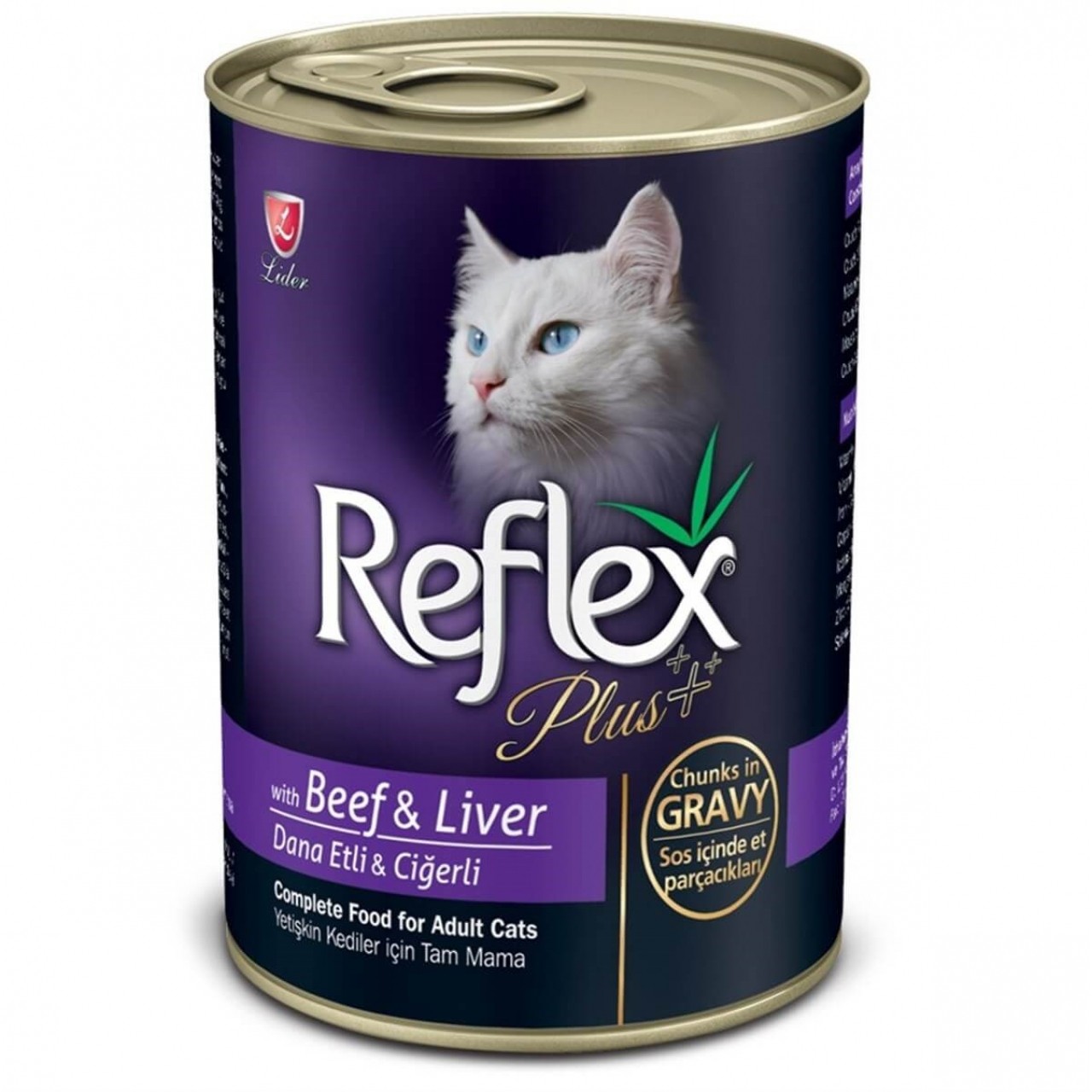 REFLEX KEDİ DANA VE CİĞERLİ KONSERVE 400 G RFK-059
