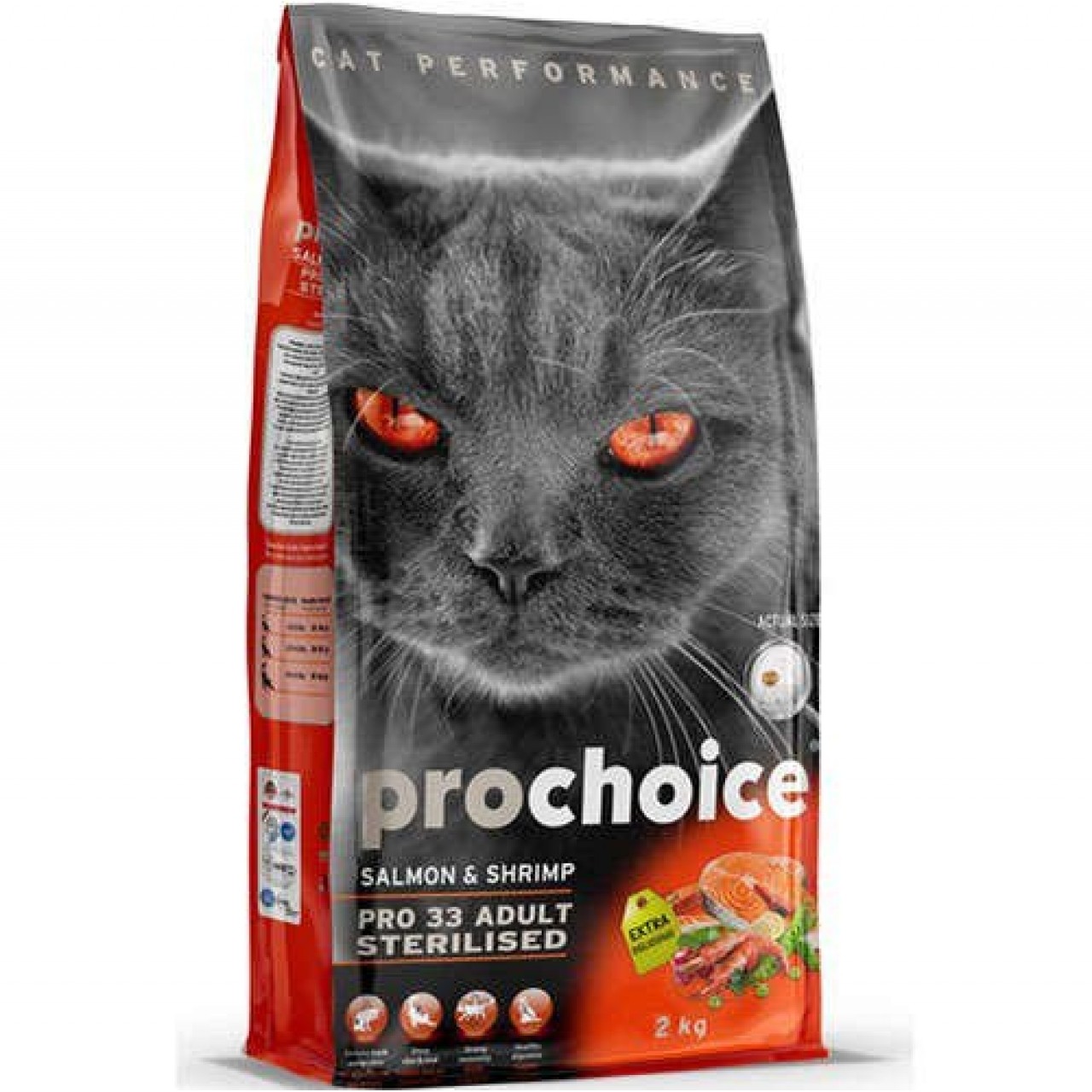 PROCHOİCE CAT SALMON&SHRIMP 2 KG