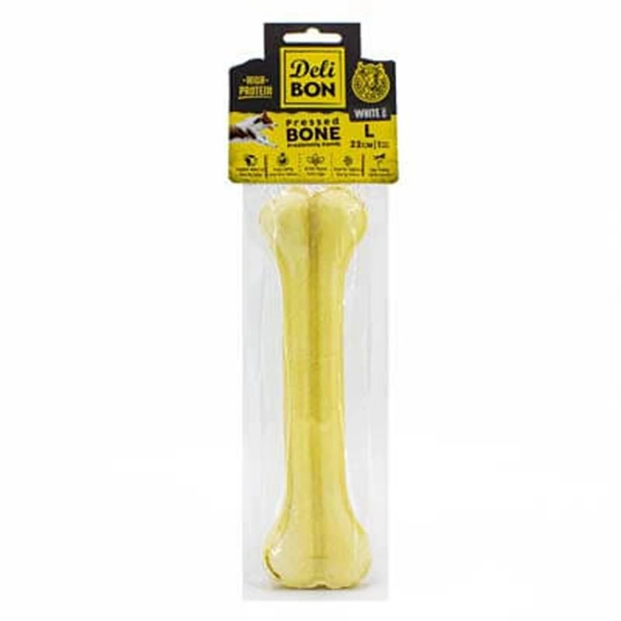 DERİ PRES KEMİK 22CM NATUREL