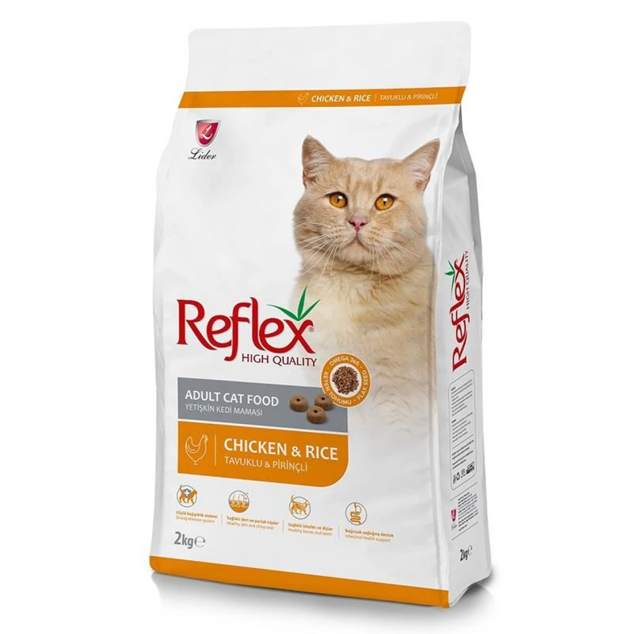 REFLEX KEDİ MAMASI TAVUKLU 2 KG