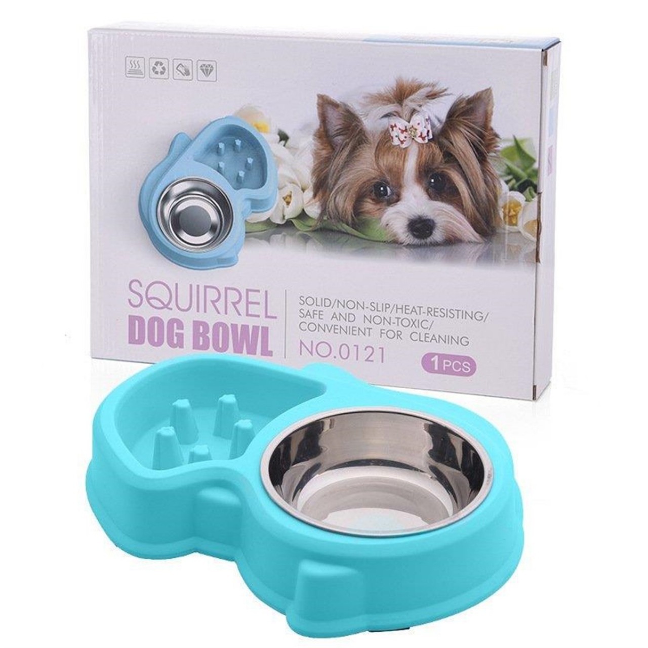 SQUIRREL DOG BOWL MAMA KABI W036