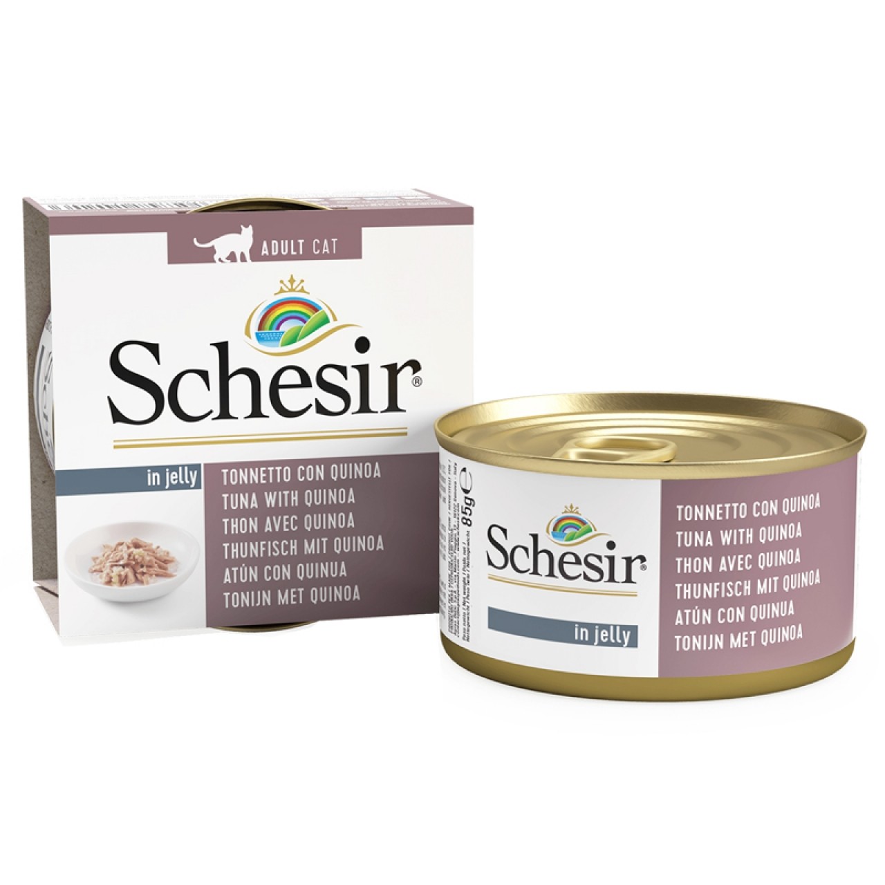 SCHESIR CAT JELLY QUINOA 85 GR C191