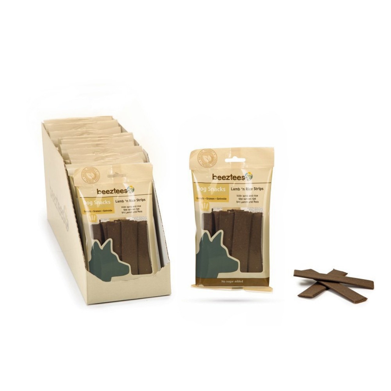 BEEZTEES KUZULU+PİRİNÇLİ KÖPEK ÖDÜLÜ 150 G