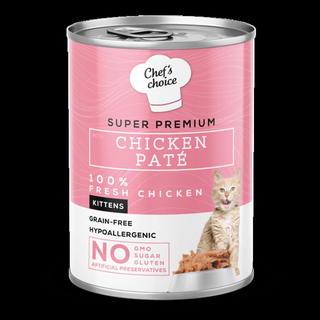 CHEFS CHOICE CAT KITTEN CHICKEN 400 GR