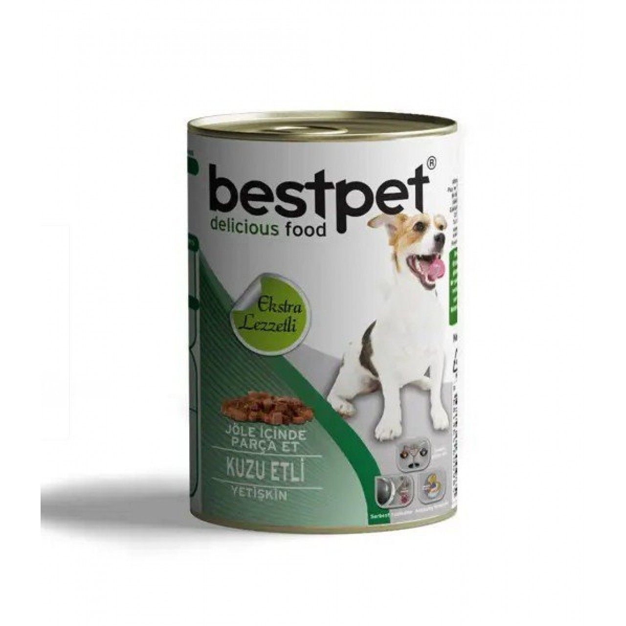 BESTPET KÖPEK KUZU ETLİ YAŞ MAMA 415 G