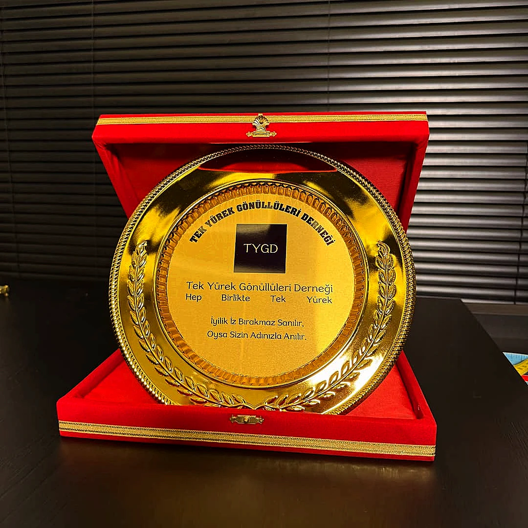 Kişiye Özel Tabak Plaket