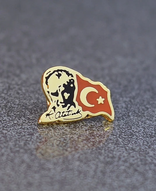 100 Adet Atatürk Rozeti 