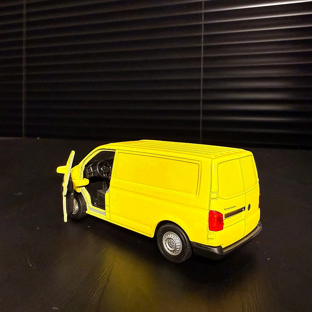 Tranporter Kişiye Özel Plakalı  1/36 Ölçek