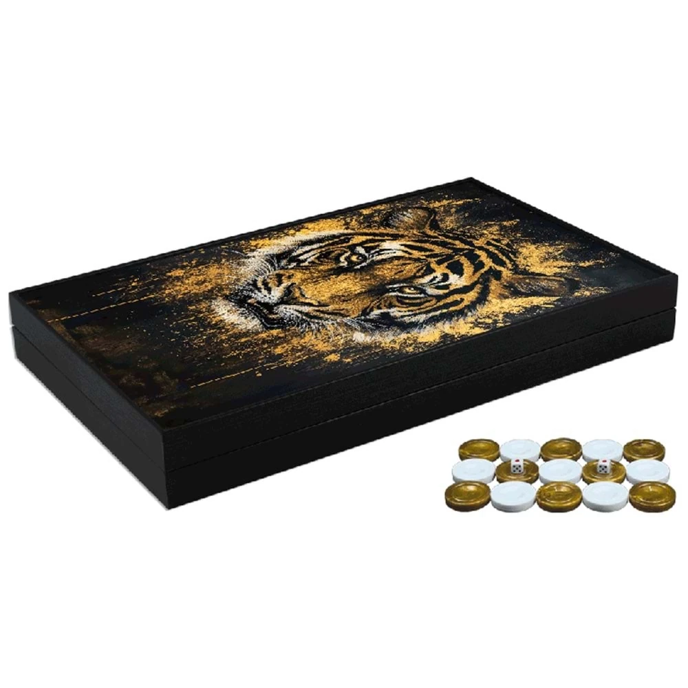 Özel Kaplan Tasarımlı Tavla