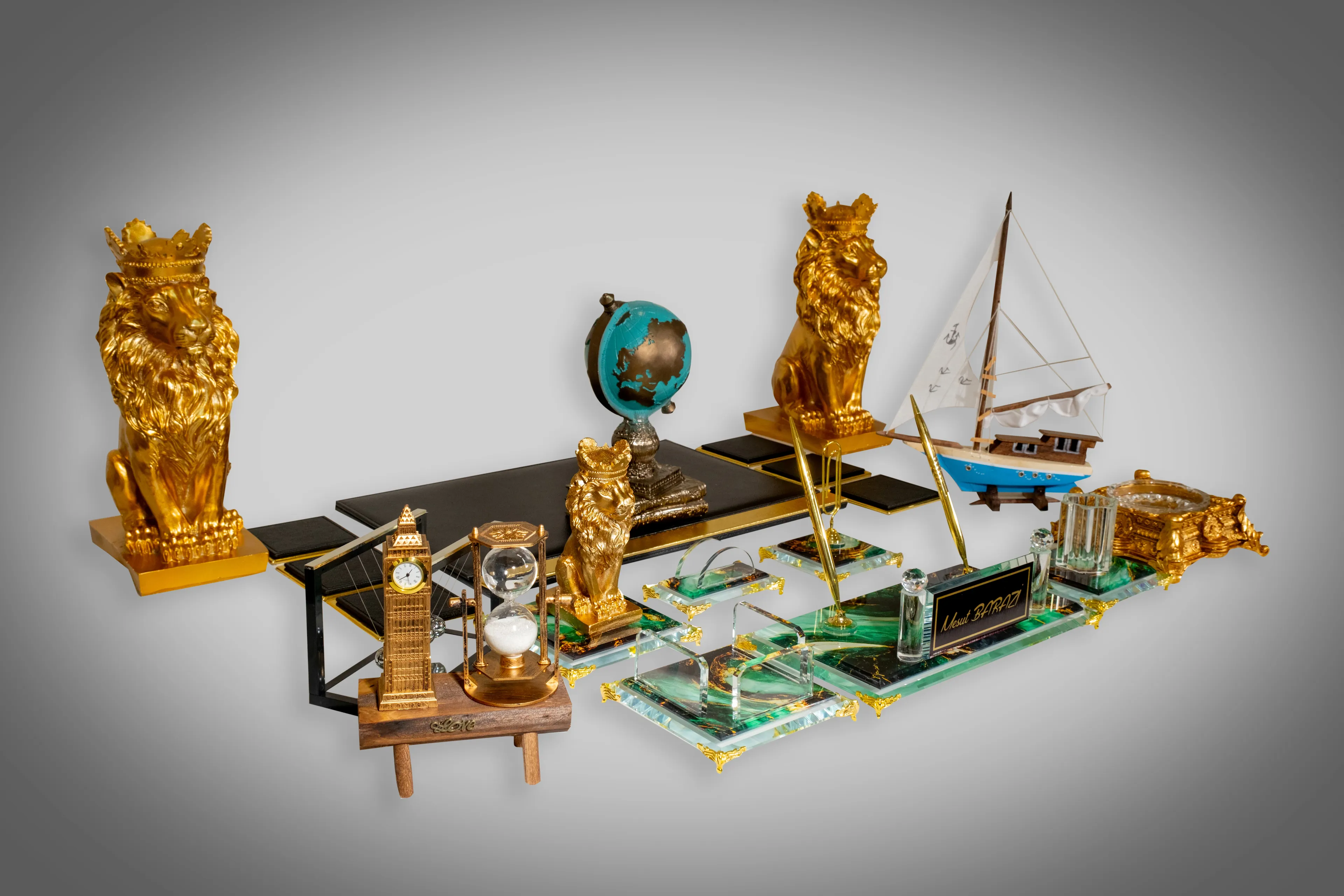 21 Parça Zümrüt Masa Seti