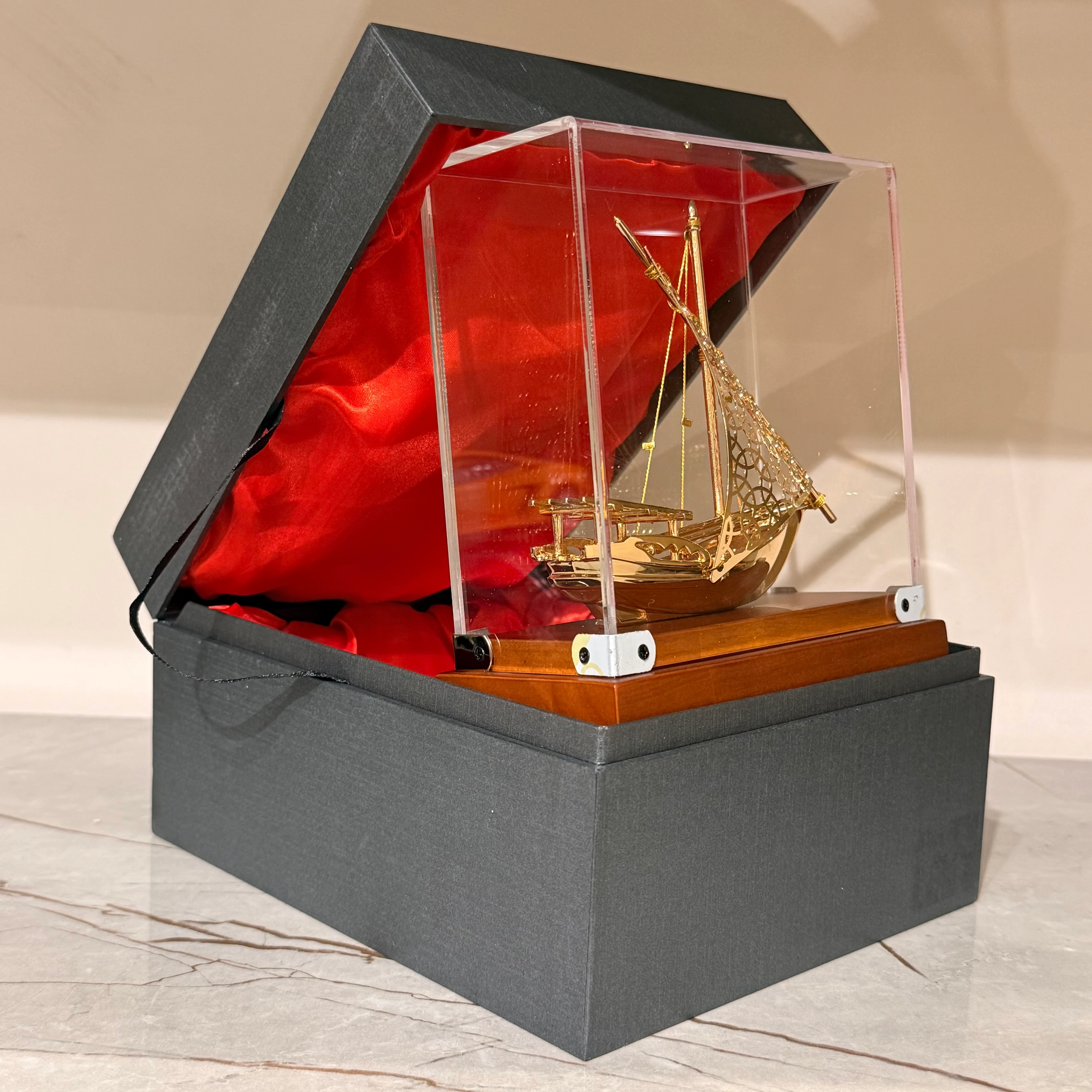 İsme Özel Pirinç Özel Kutu Gemi