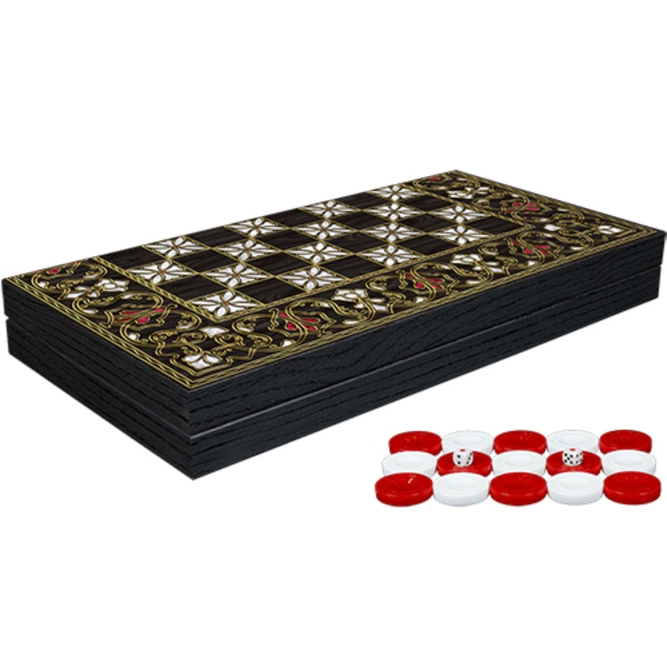 Sedef İşlemeli Tavla