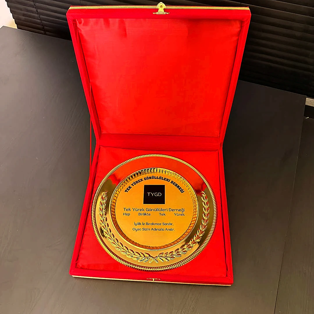 Kişiye Özel Tabak Plaket