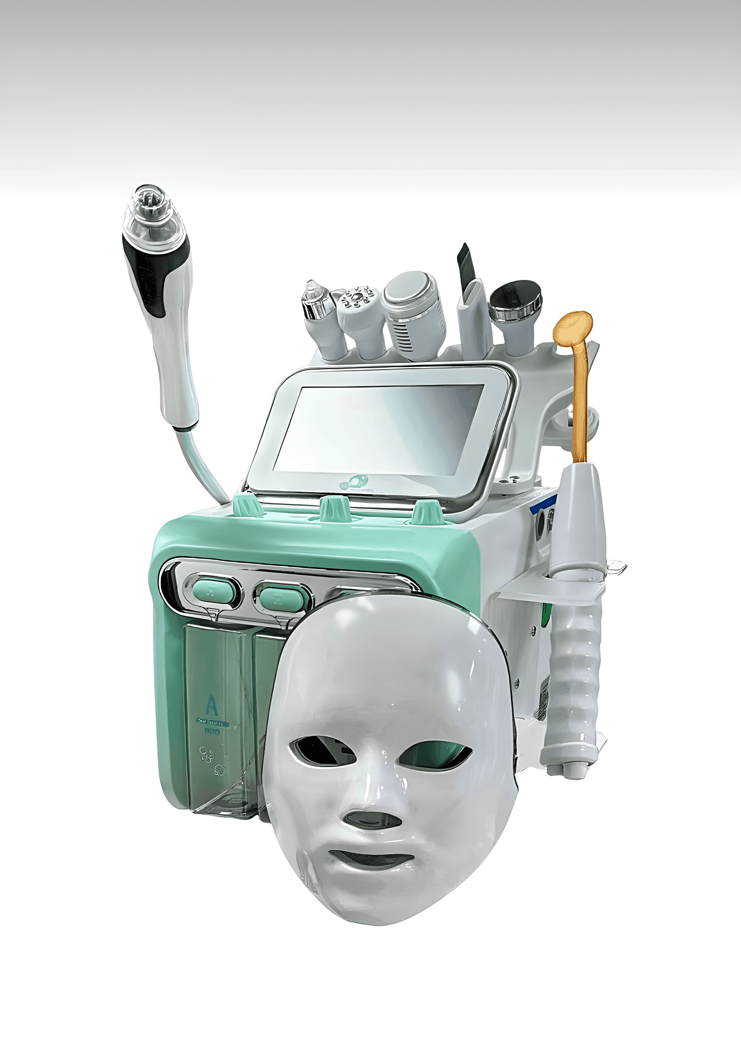 Hydrafacial Pro8 2025 Model (Led Therapy & Large Metal Vacuum Motor) & 4-Piece Solution Set Gift