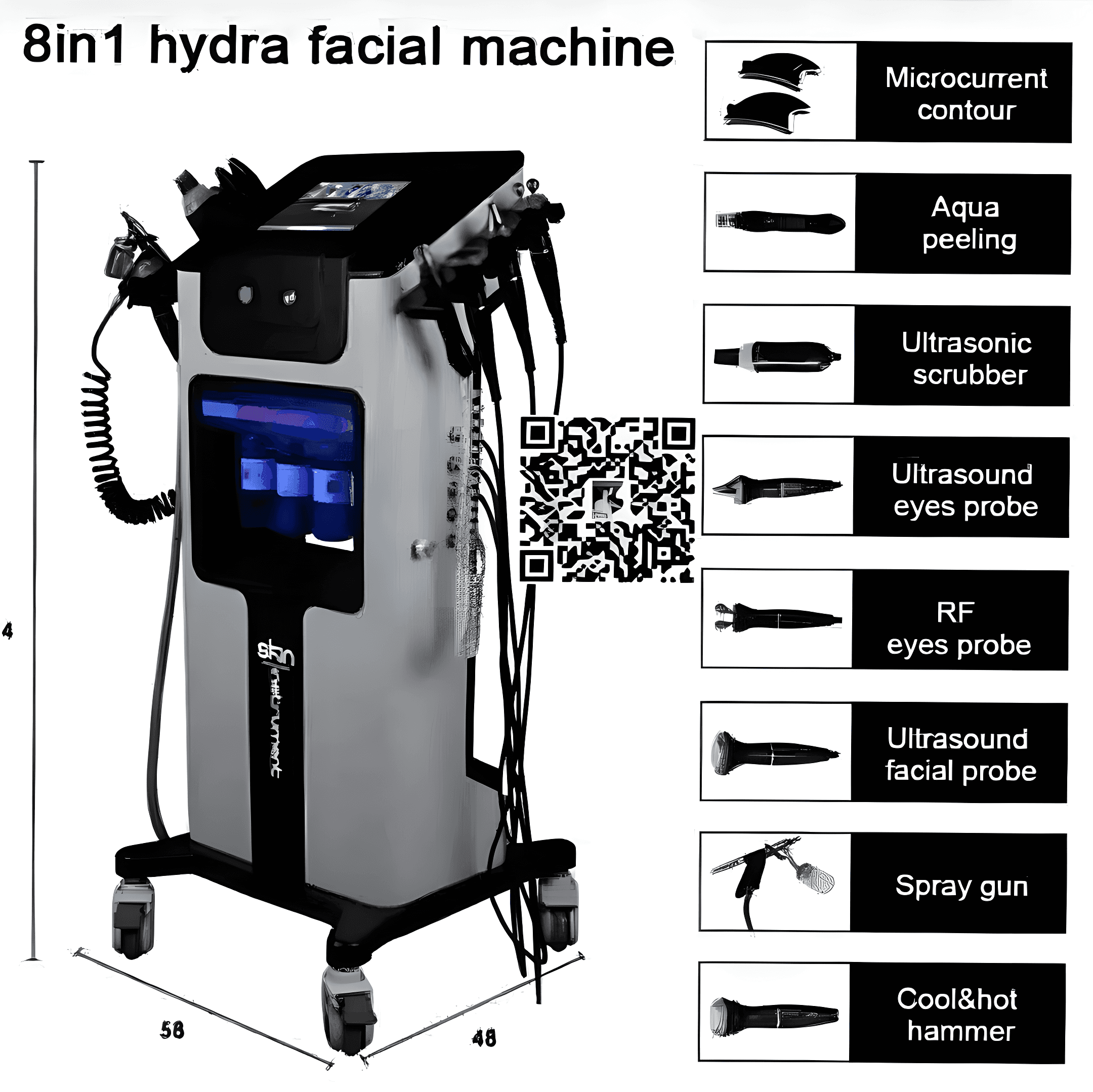 Ahm Medical Hydrafacial 9+1 Skin Care Device