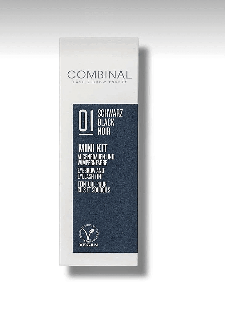Combinal Kaş ve Kirpik Boyası Seti 15ML Boya 20 ml Oksidan No:1 Black