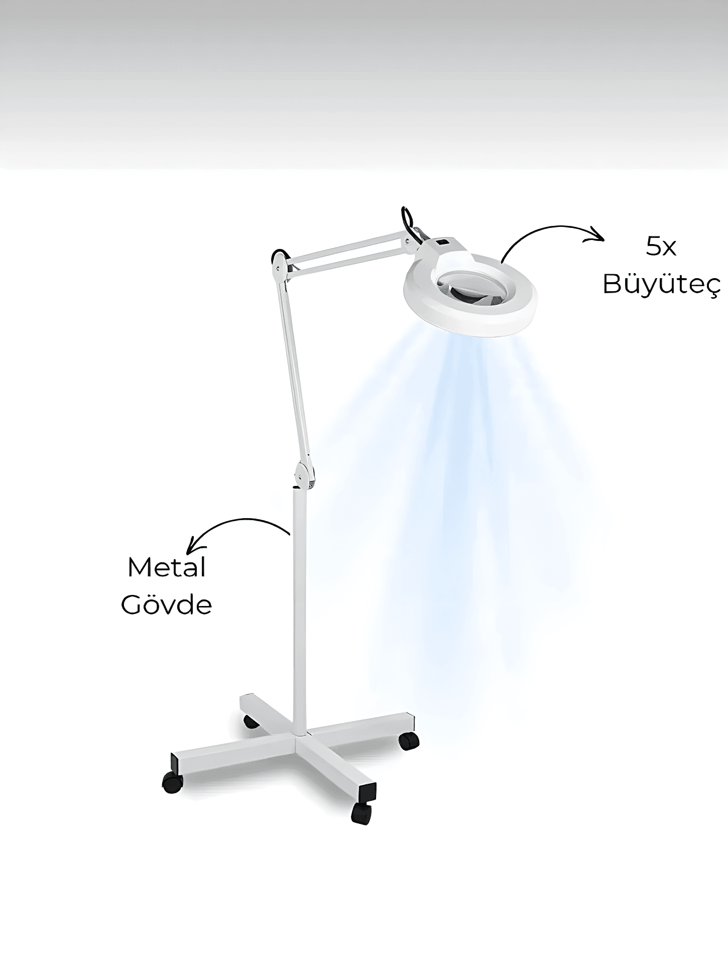 5X Magnifying Led Loop Light (Metal Body)