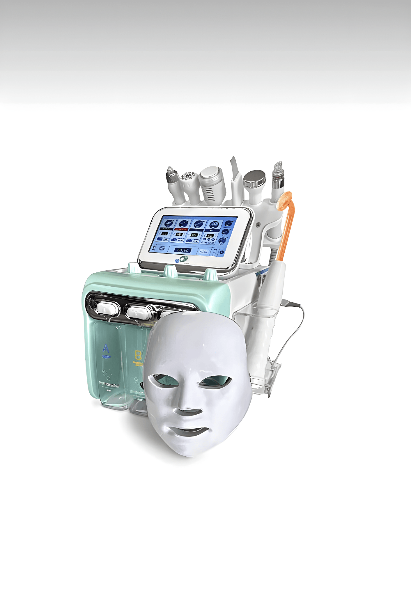 Hydrafacial 8in1 (Big Motor) + Vapozon Steam + Magnifying Loop Light (American Skin Care Set)