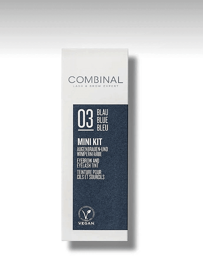 Combinal Kaş ve Kirpik Boyası Seti 15ML Boya *20ML Oks.no3 Açık Mavi