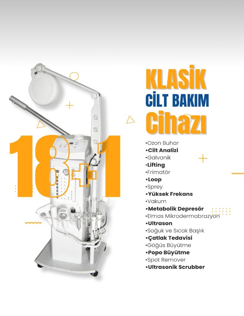 18+1 Professional Skin Care Device - 2 Years Warranty